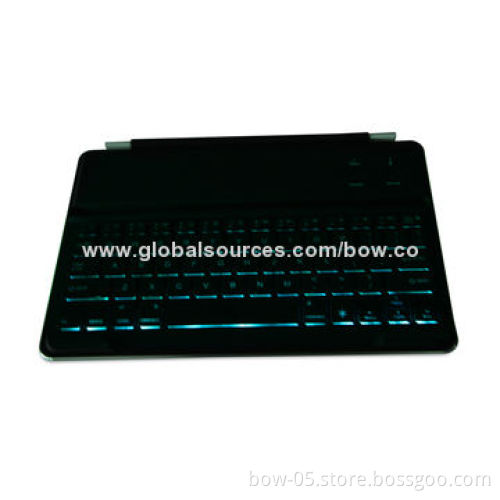 Wireless Backlit Bluetooth Keyboard for iPad Air, OEM and ODM Orders Highly Welcomed